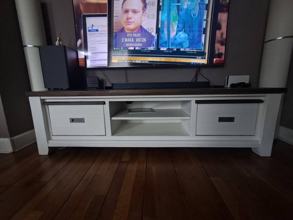 Henders & Hazel TV Meubel, Huis en Inrichting, Kasten | Televisiemeubels, Ophalen, 150 tot 200 cm, Zo goed als nieuw, Minder dan 100 cm