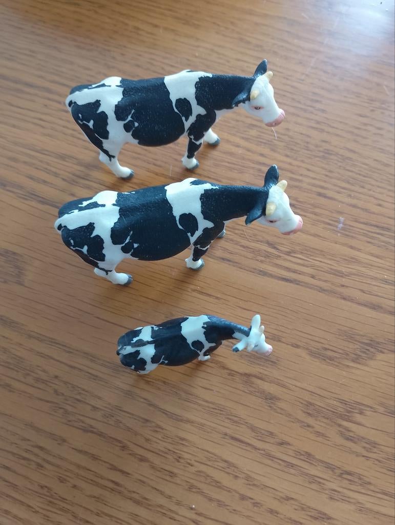 Set van 3 koeien siku Alleen ophalen, Ophalen, Zo goed als nieuw, Beeldje of Figuurtje