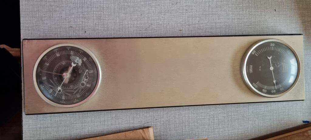 Weerstation met barometer en hygrometer, Audio, Tv en Foto, Weerstations en Barometers, Ophalen