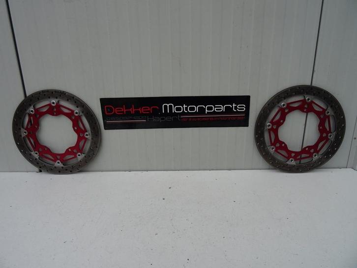Set Originele Remschijven Yamaha YZF R1 2015-2020-2025 RN32, Motoren, Onderdelen | Yamaha, Gebruikt, Ophalen of Verzenden