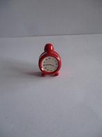 poppenhuis leuke groter metalen wekker rood, Ophalen of Verzenden, Zo goed als nieuw, Decoratie