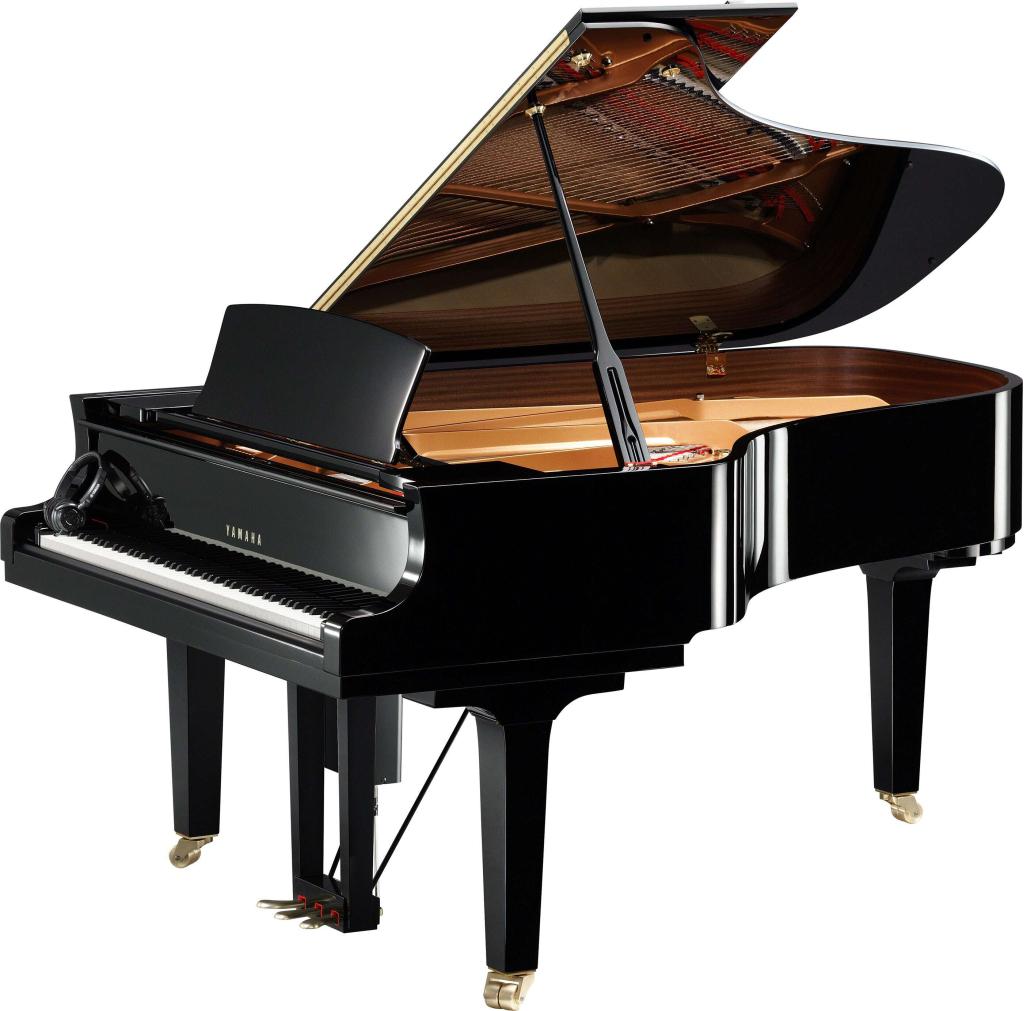 Yamaha DC6X ENST Disklavier ENSPIRE PRO zwart hoogglans 2017, Gebruikt, Yamaha Music europe GmbH, Zwart, Ophalen of Verzenden