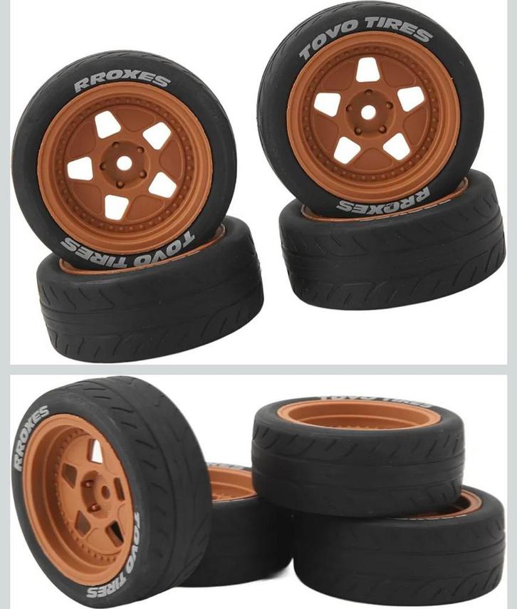 RC wielen met banden NIEUW 12Mm hex, Hobby en Vrije tijd, Modelbouw | Radiografisch | Auto's, Nieuw, Onderdeel, Ophalen of Verzenden