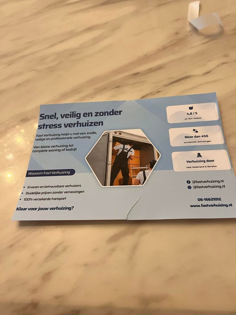 Verhuizers, Diensten en Vakmensen, Verhuizers en Opslag