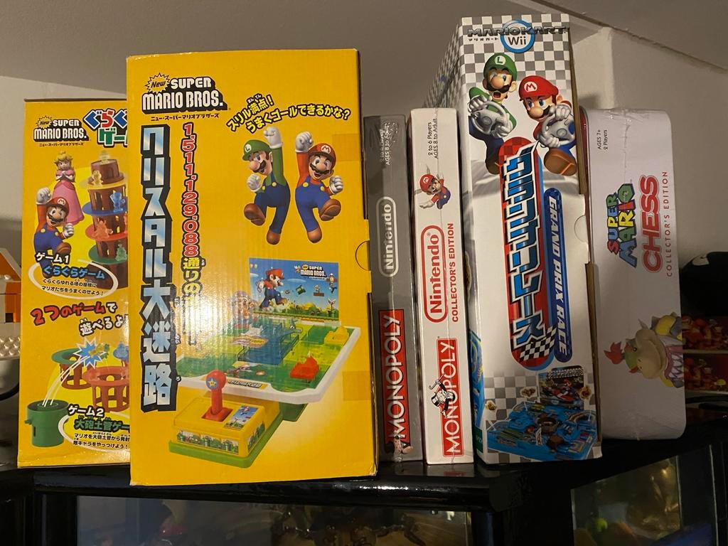 Mario en Nintendo bordspellen collectie, Vijf spelers of meer, Ophalen of Verzenden, Nieuw, Reisspel