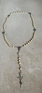 Oude rozenkrans uit Italië met mooie parels., Antiek en Kunst, Antiek | Religie, Verzenden