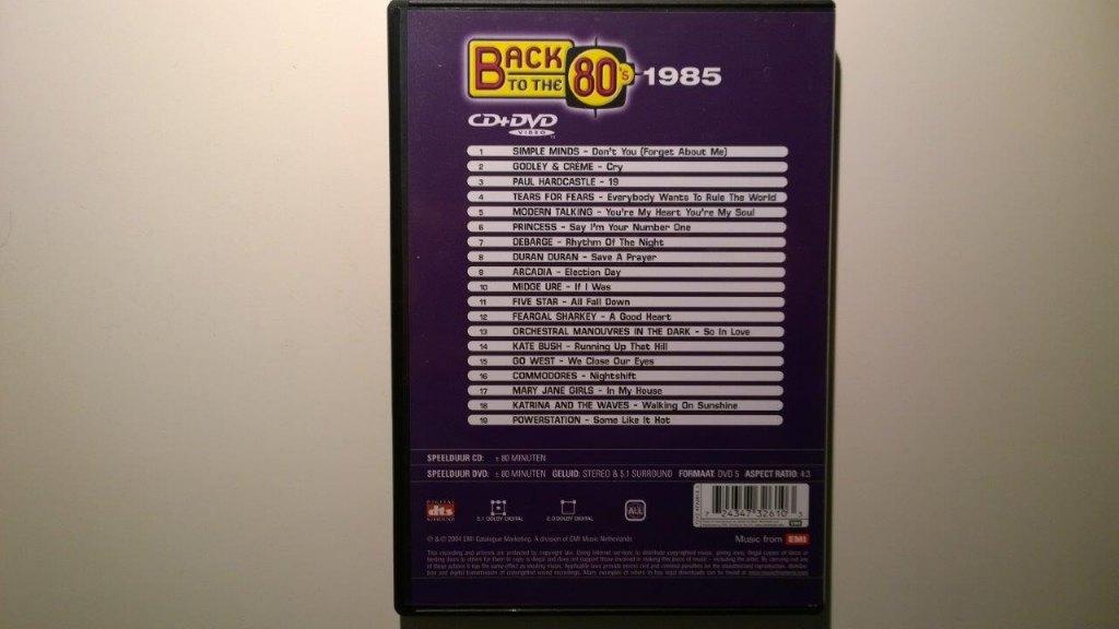 Back To The 80's 1985 (CD + DVD), Alle leeftijden, Ophalen of Verzenden, Zo goed als nieuw, Muziek en Concerten