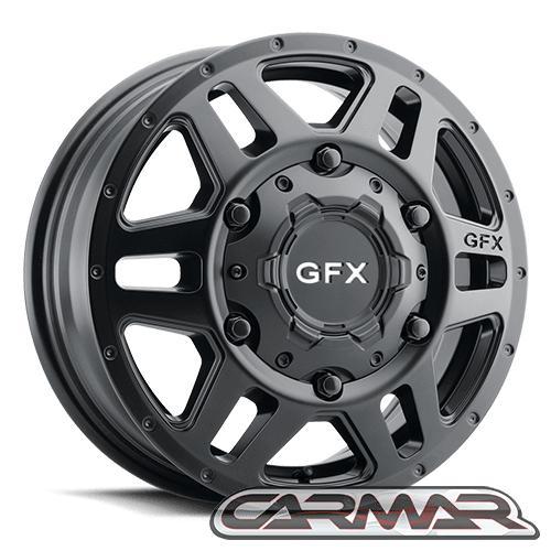 16'' Mercedes Sprinter Dubbellucht velgen ALU | Vöxx | Zwart, Auto-onderdelen, Banden en Velgen, Velg(en), 16 inch, Bestelwagen