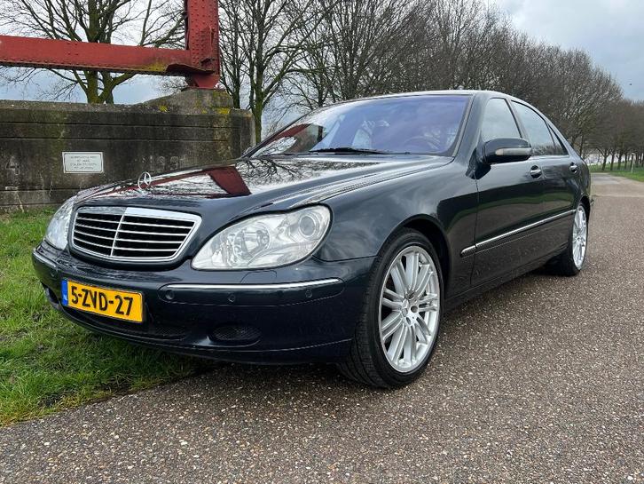 Mercedes S500 Lang | 186k km | Schuifdak | Softclose, Auto's, Mercedes-Benz, Bedrijf, S-Klasse, Benzine, Sedan, Automaat, Geïmporteerd