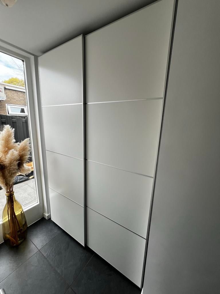 Ikea PAX kast met schuifdeuren - 150x236x60 cm, Ophalen, Gebruikt, 100 tot 150 cm, 200 cm of meer