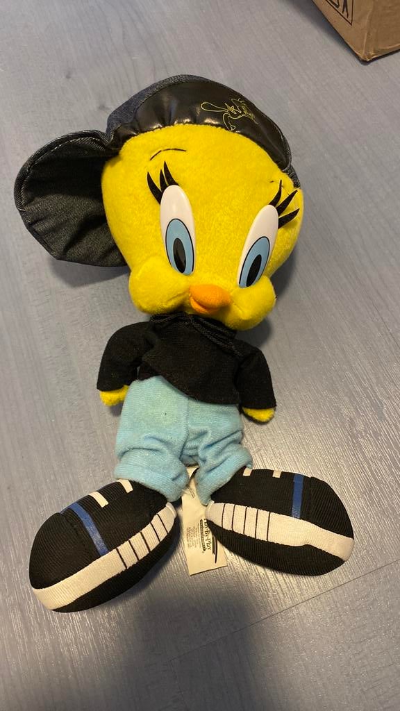 Tweety knuffel looney tunes, Ophalen of Verzenden, Zo goed als nieuw, Overige typen