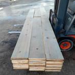 Massief grenen vloer 24m2 vloerdelen 22,5 cm breed, Ophalen, Gebruikt, 10 m² of meer, Nvt