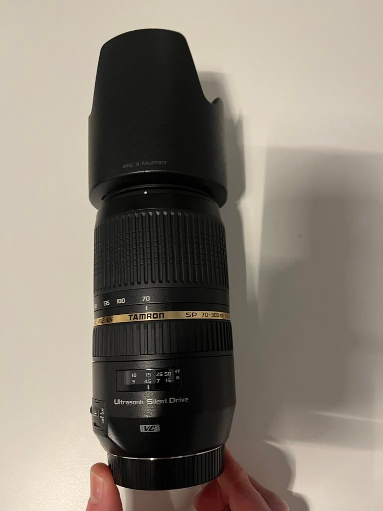 Tamron SP 70-300mm f/4-5.6 Di VC USD Canon, Audio, Tv en Foto, Fotografie | Lenzen en Objectieven, Ophalen of Verzenden, Zo goed als nieuw