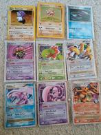 Set met oude pokemon kaarten, Ophalen of Verzenden, Gebruikt, Meerdere kaarten, Foil