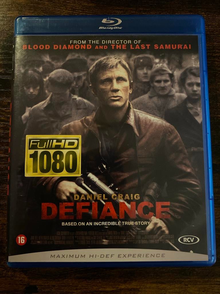 Defiance Blu-ray - Daniel Craig - Oorlogsdrama, Ophalen of Verzenden, Gebruikt, Drama