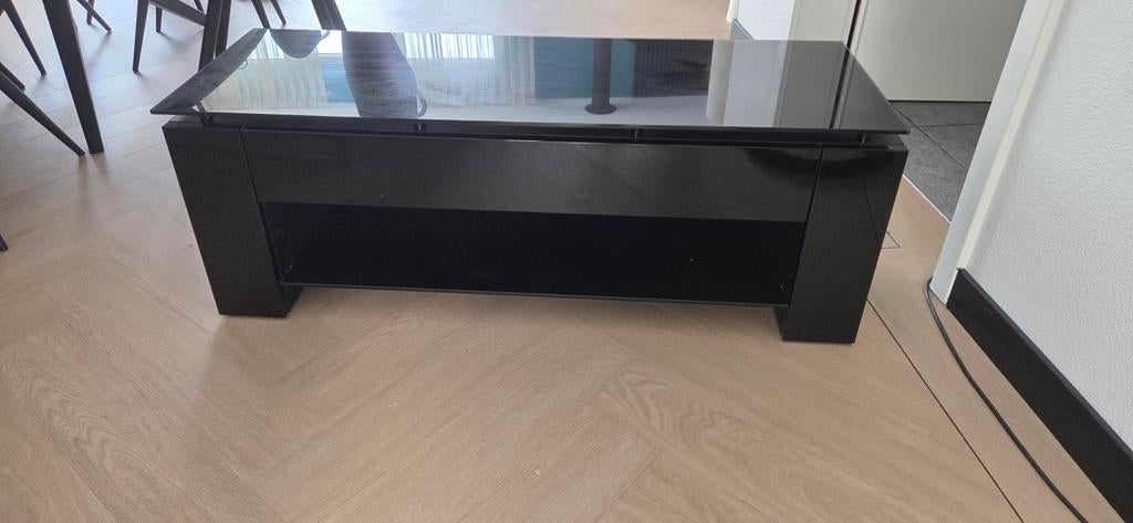 Mooie zwarte tv kast, Ophalen, Zo goed als nieuw, 25 tot 50 cm, Minder dan 100 cm