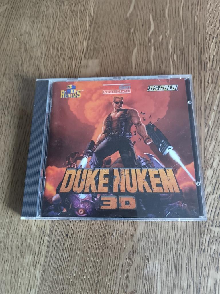 Duke Nukem 3D PC CD-ROM Klassieke Shooter Game, Ophalen, Gebruikt, Shooter, 1 speler