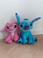 Stitch 30cm (met geluid) en Angel 25cm knuffel, Disney, Overige typen, Ophalen of Verzenden, Zo goed als nieuw
