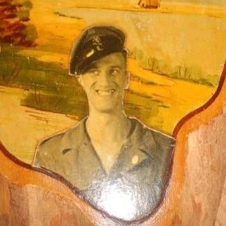 KNIL herinnering soldaat bord met foto, Verzamelen, Militaria | Algemeen, Verzenden, Landmacht, Nederland, Overige typen