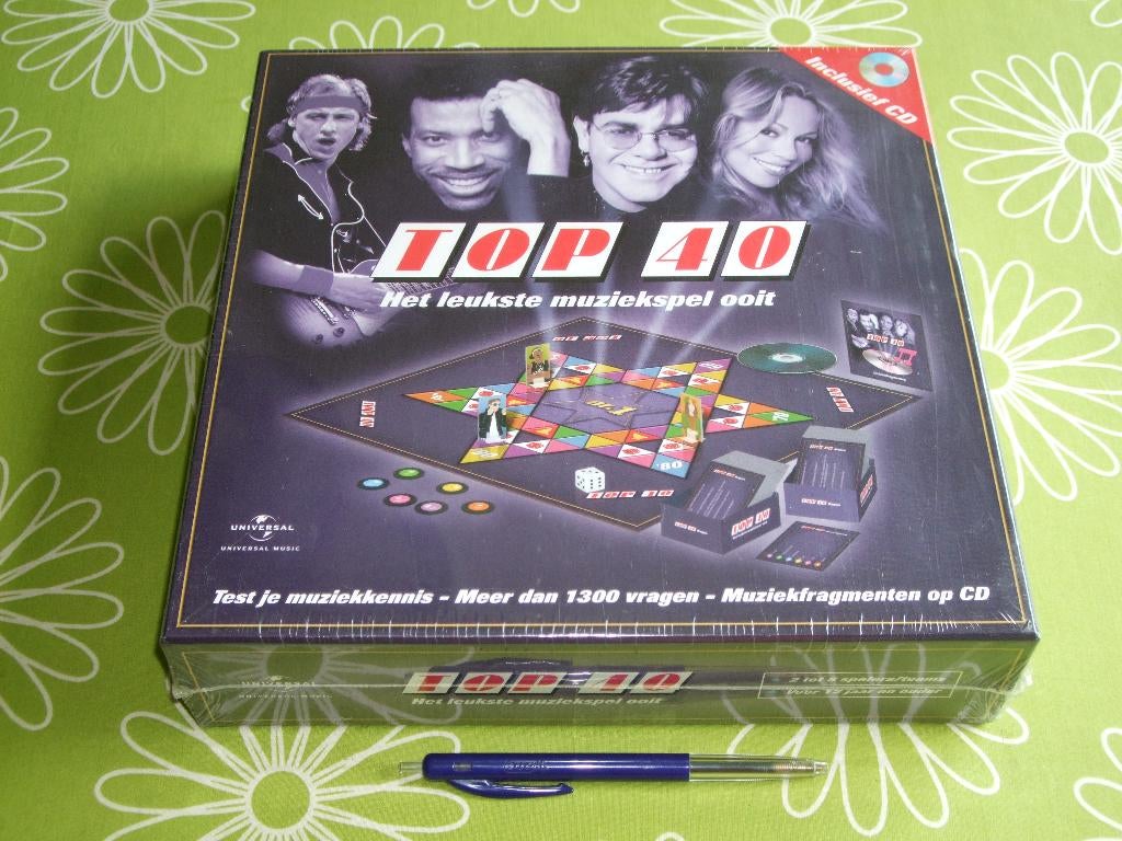 Nieuw in seal: Top 40 bordspel - Het leukste muziekspel ooit, Hobby en Vrije tijd, Gezelschapsspellen | Bordspellen, Vijf spelers of meer