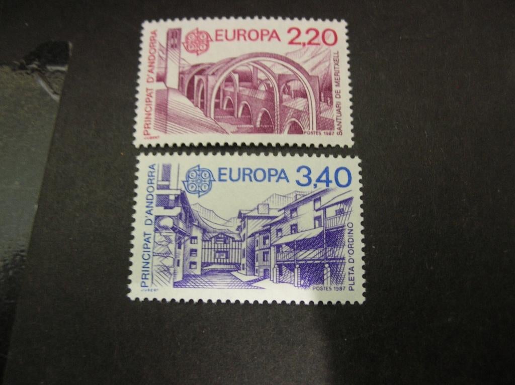 Cept/Verenigd Europa frans Andorra 1987, Ophalen of Verzenden, Overige landen, Postfris