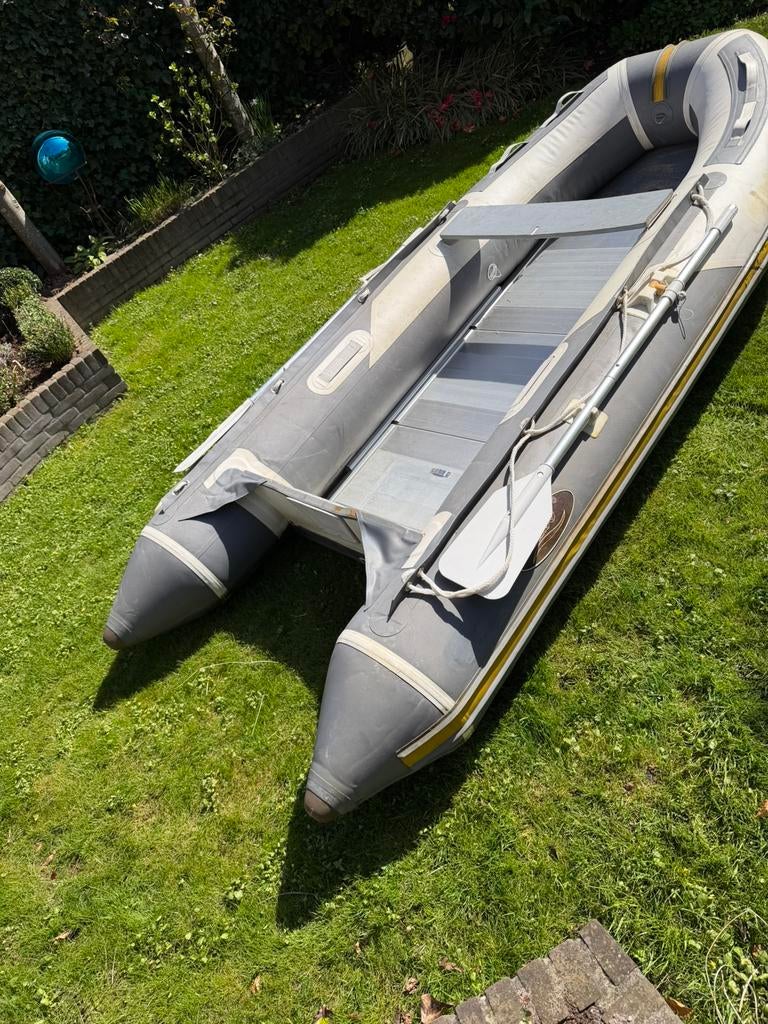 Rubberboot Hibo Pro, Watersport en Boten, Rubberboten, Airdeck, Gebruikt, Overige brandstoffen, Minder dan 70 pk