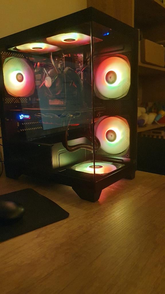 Computer (Core i5 10th gen + 16GB + GTX1070), Computers en Software, Desktop Pc's, I5 10400, Zelf gebouwde pc, Zo goed als nieuw