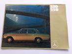 1972, Mercedes-Benz 230 | 250 brochure, Boeken, Auto's | Folders en Tijdschriften, Gelezen, Mercedes, Verzenden