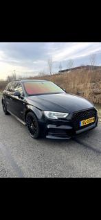 Audi A3 Sportback S-line Automaat – CarPlay – OZ Racing, Auto's, 1295 kg, 4 cilinders, Zwart, 140 €/maand