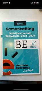 Examenoverzicht bedrijfseconomie, Boeken, Schoolboeken, HAVO, Ophalen of Verzenden, Zo goed als nieuw, Bedrijfseconomie of M&O