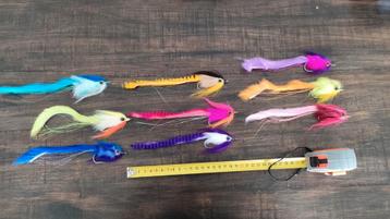 Set nieuwe snoekstreamers 20cm beschikbaar voor biedingen