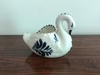Delfts blauw zwaan bloempot, Antiek en Kunst, Antiek | Keramiek en Aardewerk, Ophalen of Verzenden