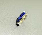 Blue Sapphire Eternity Ring, Blauw, Nieuw, Ophalen of Verzenden, Dame