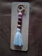 Nieuwe Sleutelhanger / Tashanger met kralen en kwastje, Sieraden, Tassen en Uiterlijk, Overige Accessoires, Ophalen of Verzenden