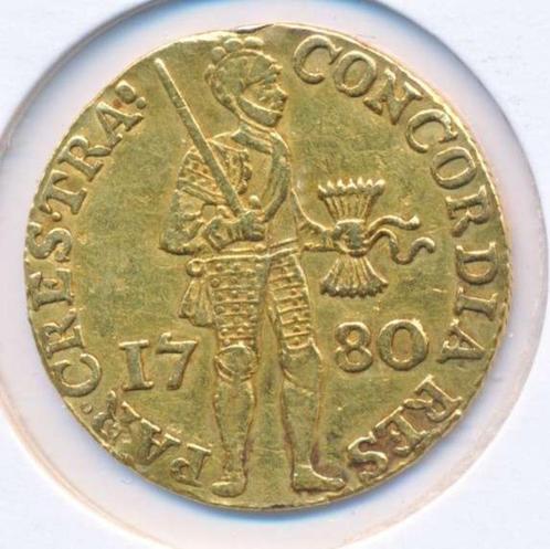 Utrecht Gouden Dukaat 1780, Postzegels en Munten, Edelmetalen en Baren, Goud, Ophalen of Verzenden