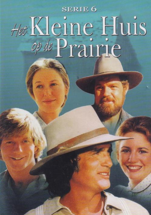 Te koop 6dvdbox het kleine huis op de prairie (serie 6), Cd's en Dvd's, Dvd's | Avontuur, Boxset, Alle leeftijden, Ophalen of Verzenden