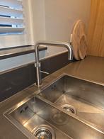 Brocante hoekkeuken Glacier met Mieleapparatuur+GEDEMONTEERD, Huis en Inrichting, Keuken | Complete keukens, Wit, Hoekkeuken, Ophalen of Verzenden