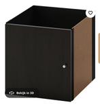 4 x IKEA Kallax Deur Inzet - Zwart, Ophalen, Overige materialen, Minder dan 50 cm, Gebruikt