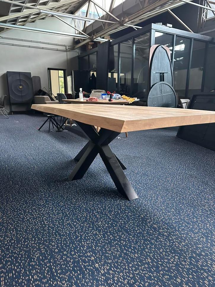 Eleonora Eettafel Eiken Naturel, 240 x 100cm NIEUW IN DOOS!!, Huis en Inrichting, Tafels | Eettafels, Nieuw, 100 tot 150 cm, 200 cm of meer