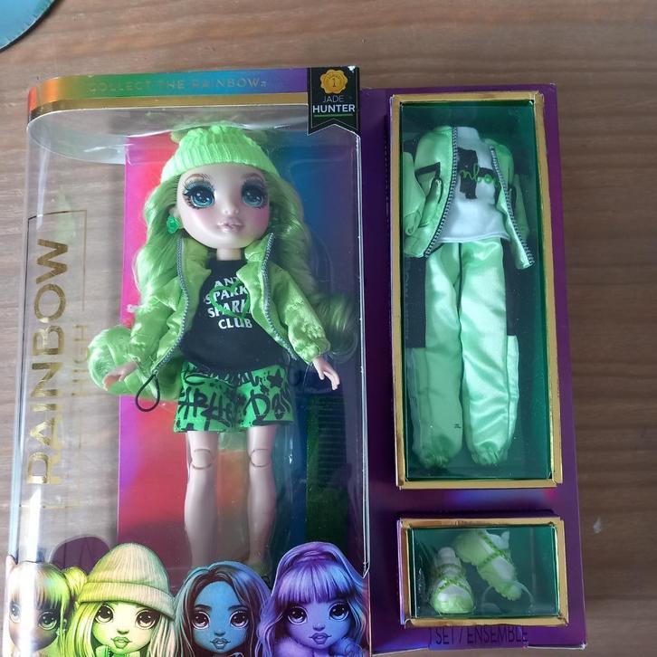 rainbow high  jade hunter pop nieuw, Verzamelen, Poppen, Nieuw, Pop, Ophalen of Verzenden