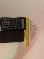 Rekenmachine, liniaal en een geodriehoek., Diversen, Schoolbenodigdheden, Ophalen of Verzenden, Zo goed als nieuw