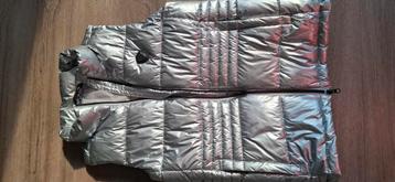 Kinder bodywarmer mt 164/170 Covalliero metallic zilver beschikbaar voor biedingen