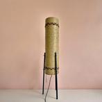 Vintage raket staanlamp Dame & Co in glasvezel & stalen pote, Antiek en Kunst, Ophalen