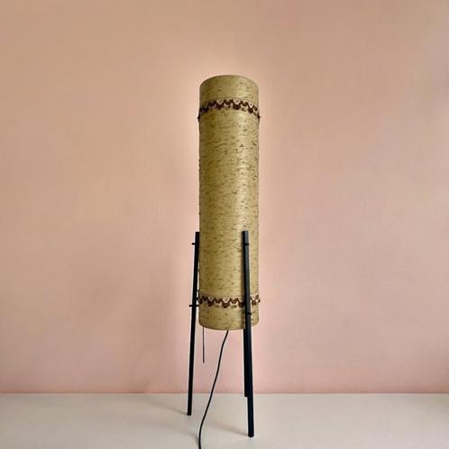Vintage raket staanlamp Dame & Co in glasvezel & stalen pote, Antiek en Kunst, Antiek | Lampen, Ophalen