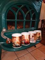 Custom made mokken set - barok stijl, Antiek en Kunst, Antiek | Servies los, Ophalen of Verzenden