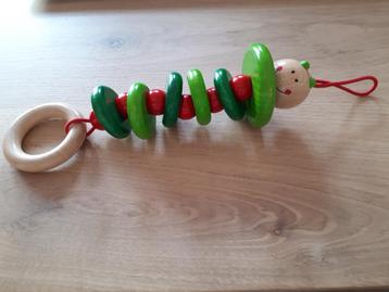 HABA rups met bijtring evt ook voor speen beschikbaar voor biedingen