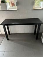 Sidetable / computertafel 1.35 bij 0.45 eiken, Huis en Inrichting, Tafels | Sidetables, Ophalen, Gebruikt, 25 tot 50 cm, Rechthoekig