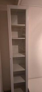 Ikea kast met glazen deur en plankjes., Huis en Inrichting, Ophalen, Gebruikt, 25 tot 50 cm, Minder dan 50 cm