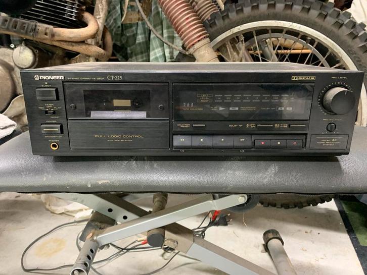 Pioneer CT-225 Cassettedeck, Audio, Tv en Foto, Cassettedecks, Enkel, Overige merken, Tape counter, Ophalen of Verzenden