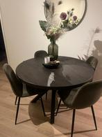 Rond eettafel te koop (lichte beschadiging), Huis en Inrichting, Ophalen, Gebruikt, Rond, Vier personen
